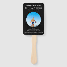 Ventilador Funeral Personalizado - Celebração da V