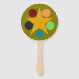 Leque ventilador manual