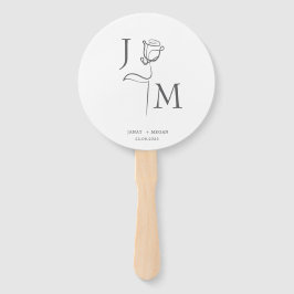 Leque Ventiladores de Casamento Elegante | Favoritos per