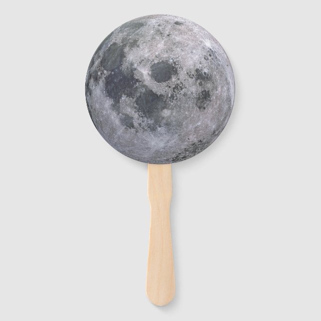 Leque Ventiladores de Mão de Casamento de Lua COMPLETA (Frente)