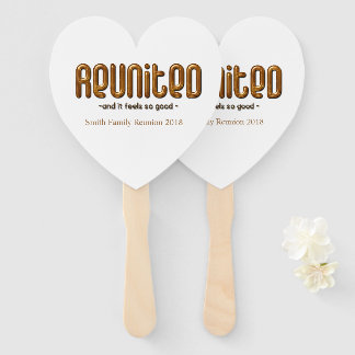 Leque Ventiladores de Reunião Personalizados da Família 