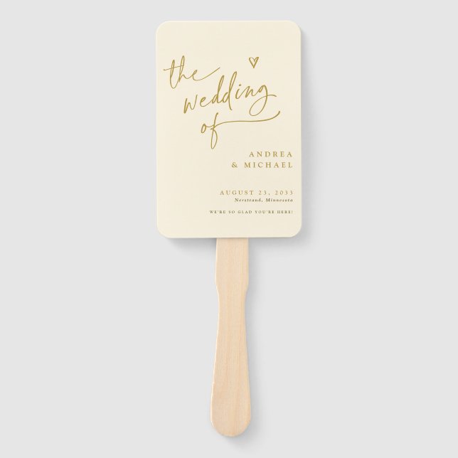 Leque Ventiladores do Programa de Casamento de Crimes e  (Frente)