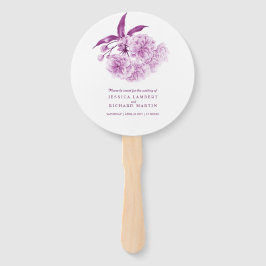 Leque Ventiladores do programa de casamento de flores ro