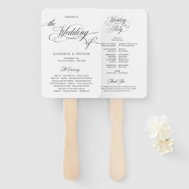 Leque Ventiladores do Programa de Casamento Elegante Clá