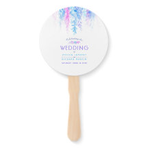 Ventiladores do programa de cascata de flores azui