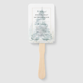 Leque Ventiladores do Programa Winter Pine Romance