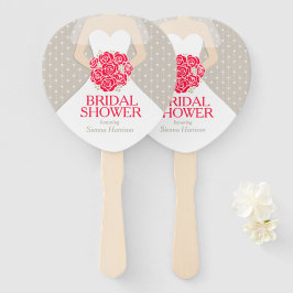 Leque Ventiladores personalizados para vestuário branco