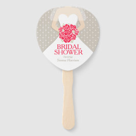 Leque Ventiladores personalizados para vestuário branco