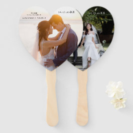 Leque VENTOINHA DE MÃO Boas-vindas Casamento