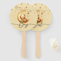 Ventoinha de Revelação de Gênero do Urso Adormecid