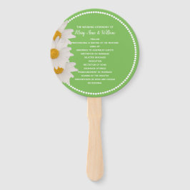 Leque Verde com Ventilador do Programa de Casamento de D