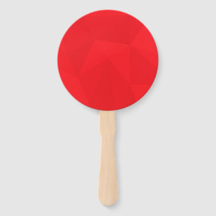 Leque Vermelho, legal, único, moda, design geométrica