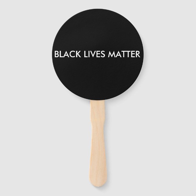 Leque Vidas Negras importam conjunto de ventiladores (Frente)