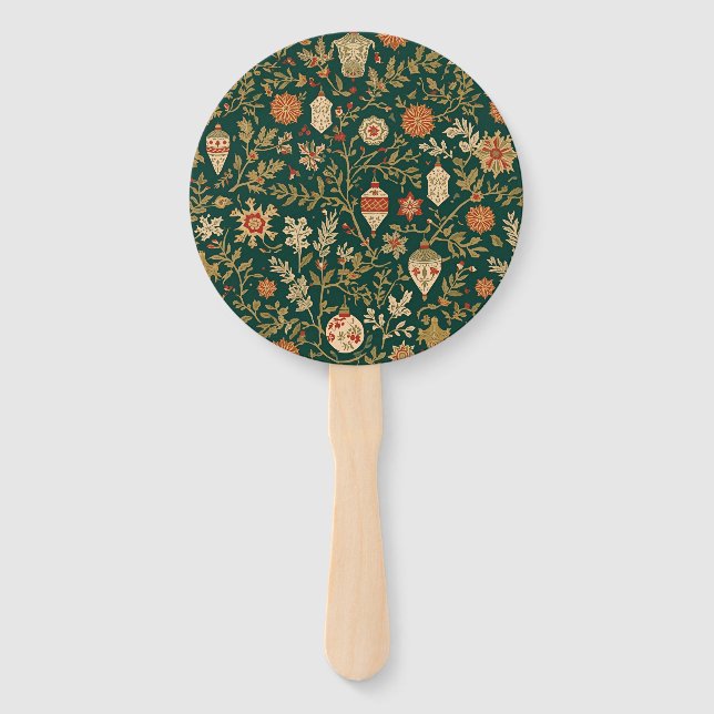 Leque Vintage Christmas Pattern - Set of Fans  (Frente)