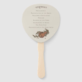 Leque Vintage Pomegranate Fans