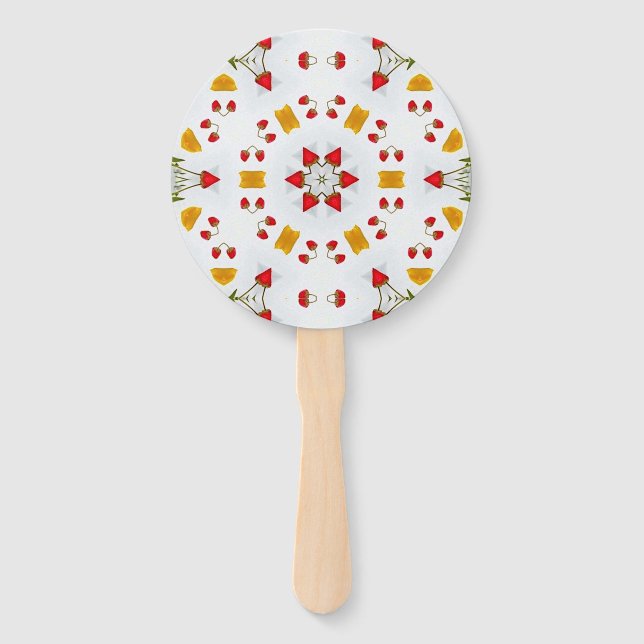 Leque Vintagem do Meio século Atômica (Frente)