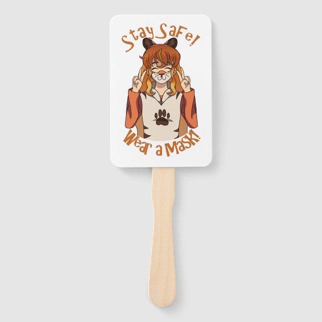 Leque Vista uma máscara! (Frente)