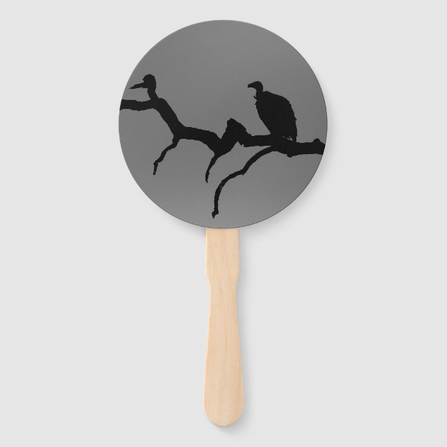 Leque Vulture Silhouette (Verso)