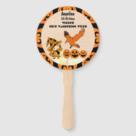 Leque Wandering Witen Raven Halloween Pumpkins Aniversár