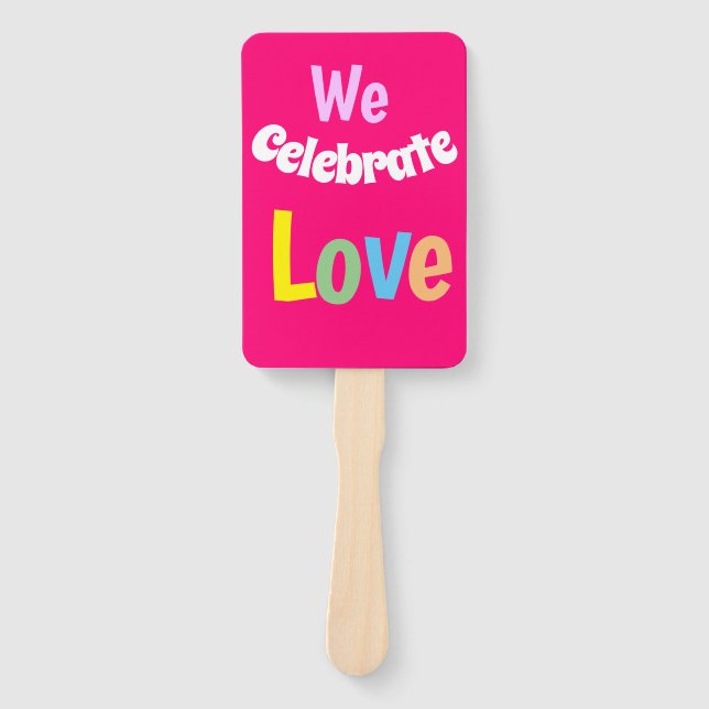 Leque WE Celebrate Love  (Frente)