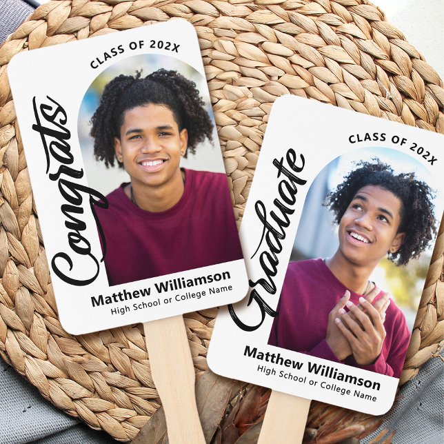 Leque White Parabéns Formando 2 Arch de Fotografia Escur (Criador carregado)