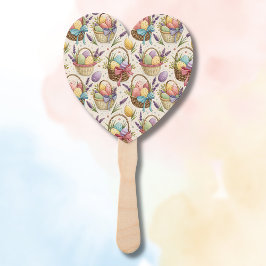 Leque Wicker Basket Easter Eggs with Lavender