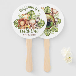 Leque Wild One Safari Primeiro Aniversário Foto De Anima