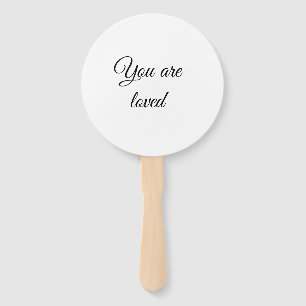 Leque You are loved sun motivation quote mindful blessed