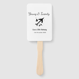 Leque Young and twenty adventure happy birthday add name