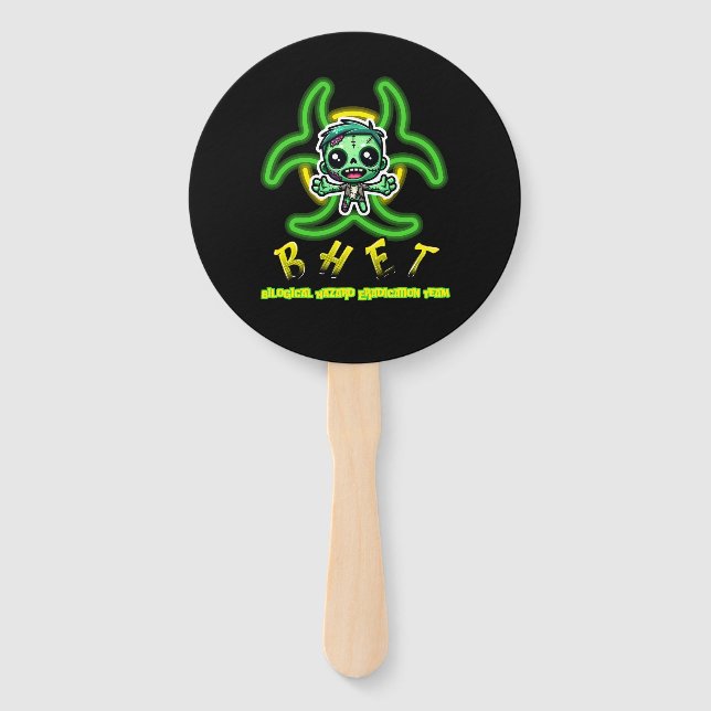 Leque Zombie engraçado (Frente)