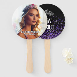 Leques para Fãs do Concurso Purple Glitz - Conjunt