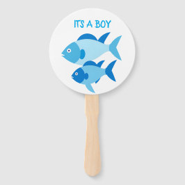 Leques para revelação de gênero peixe fofo