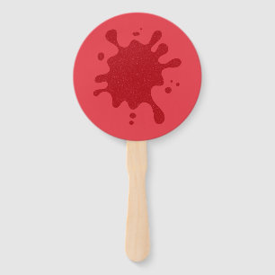 Leques Redondos Personalizados Tomate Vermelho Spl