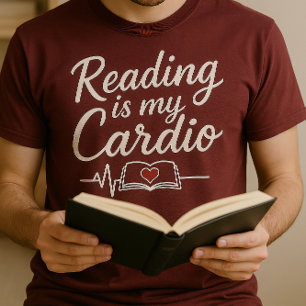 Ler É A Minha Camisa De Cardio - Presente Do Livro