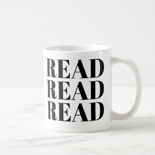 ler ler ler lendo lendo caneca | Cute Book Lover M (Direita)