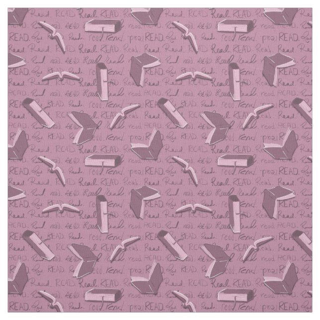 Ler Tecido Roxo de Livros (Modelo)