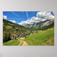 Les Aravis - Haute-Savoie, Poster francês dos Alpe