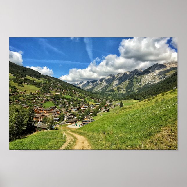 Les Aravis - Haute-Savoie, Poster francês dos Alpe (Frente)