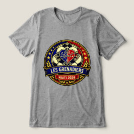 Les Grenadiers Haiti Futebol Brasão Vintage