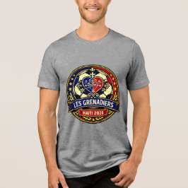 Les Grenadiers Haiti Futebol Brasão Vintage