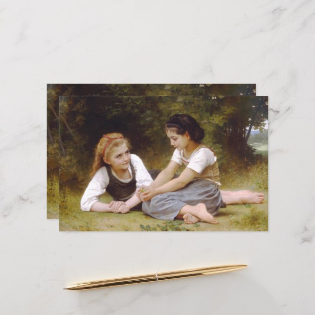 Les Noisettes: Jovens Colecionando avelãs (Frente/Verso In Situ)