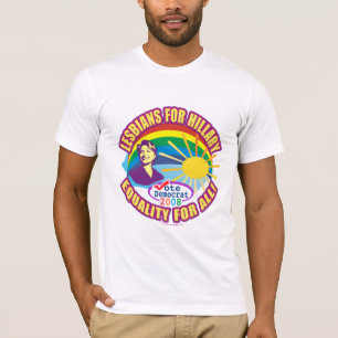 Lésbica para a camisa de Hillary