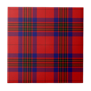 Leslie tartan xadrez azul roxa