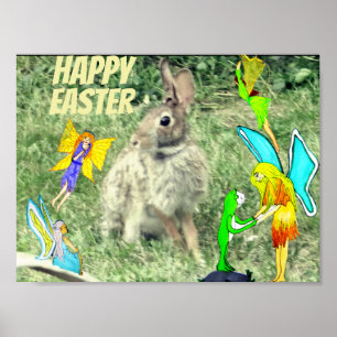 LESTE BUNNY E FAIRIRIS Poster