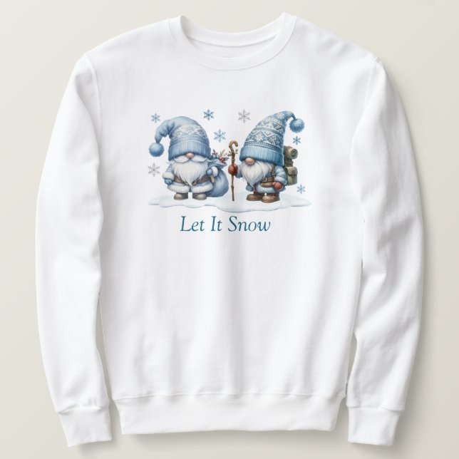 Let It Snow Suéter (Frente do Design)