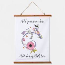 Letra A Decorrizável Personalizável