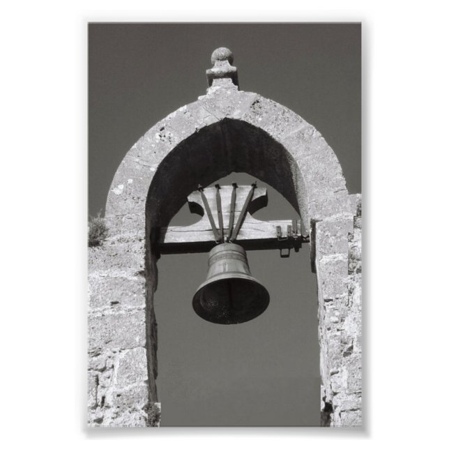 Letra alfabética Fotografia A4 Preta e Branco 4x6 (Frente)