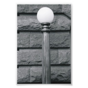 Letra alfabética Fotografia I2 Preta e Branca 4x6