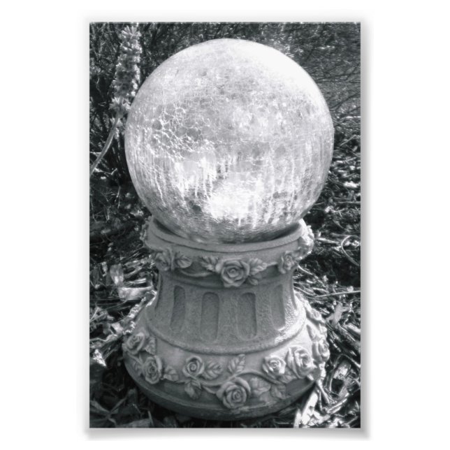 Letra alfabética Fotografia I8 Preto e Branco 4x6 (Frente)