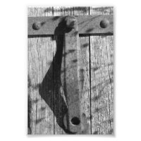 Letra alfabética Fotografia T3 Preta e Branco 4x6